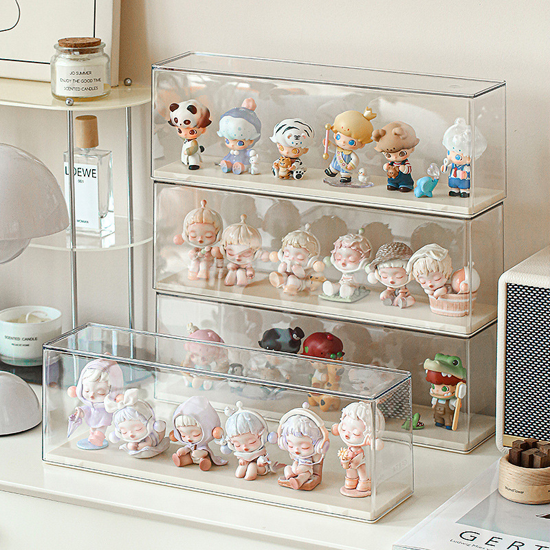 Blind Box Storage Display Rack Bubble Mate Acrylic Display Box Cute Grain Lego Dust-proof Cabinet Hand Storage Box