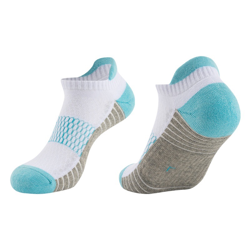 Women's Boat Socks Are Not Easy to Fall Off, Thick Towel Socks, Running Socks, Cotton Non-Slip Sweat-Absorbent Breathable Sports Socks, Wholesale Supply