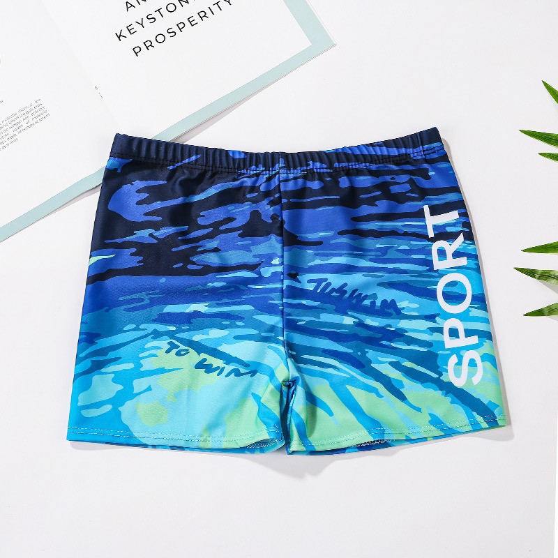 Picture of Adult Men's Swimming Trunks Comfortable Corner Shorts Plus Large Size Quick-drying Swimming Equipment Men's Swimsuit Swimming Trunks