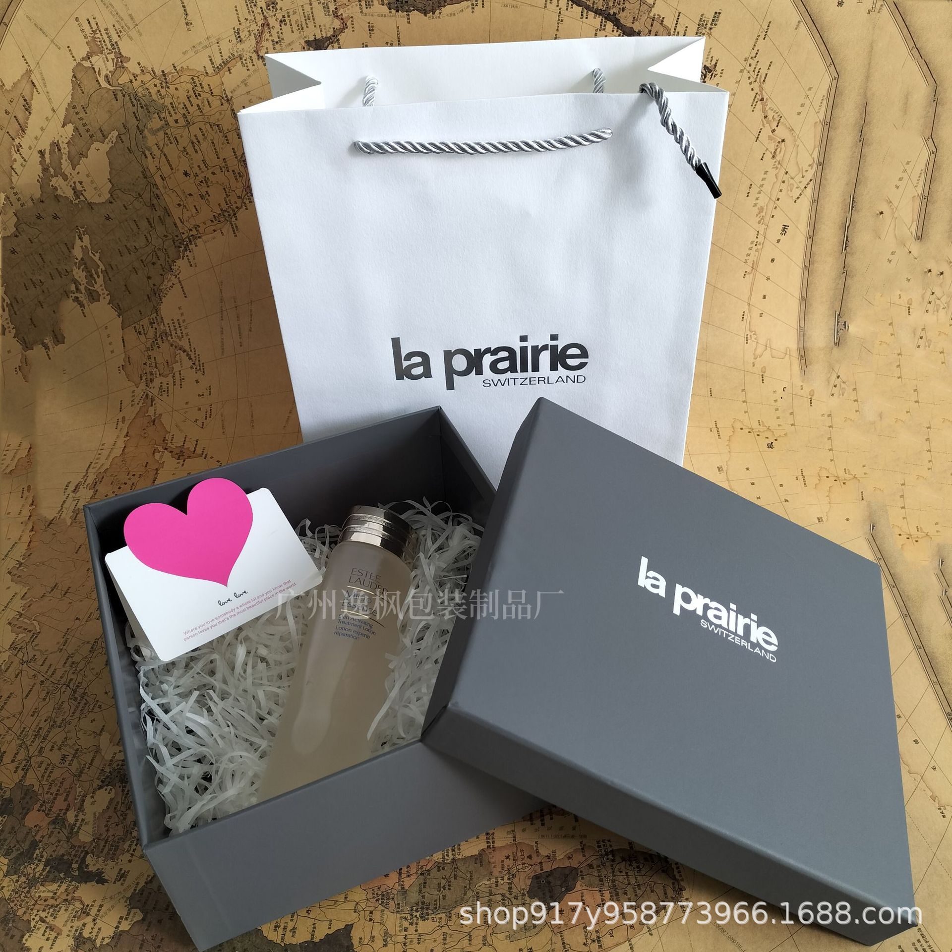 Leber Gift Box White Gift Bag Essence Skin Care suit Packaging Empty Box Handbag Gift Bag Gift Box