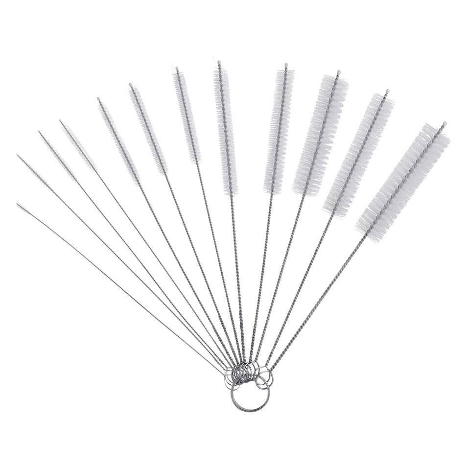 in stock Suction Brush suit Amazon Hot Sale Nylon Cleaning Brush suit Kitchen Cleaning Cup Brush Stainless Steel Brush
