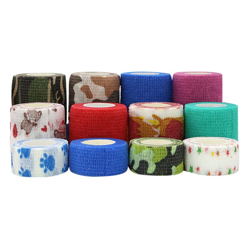 Pet Bandage Self-Adhesive Bandage Dog Toe Elastic Non-Woven Tape Sports Protective Gear Accessories Elastic Bandage