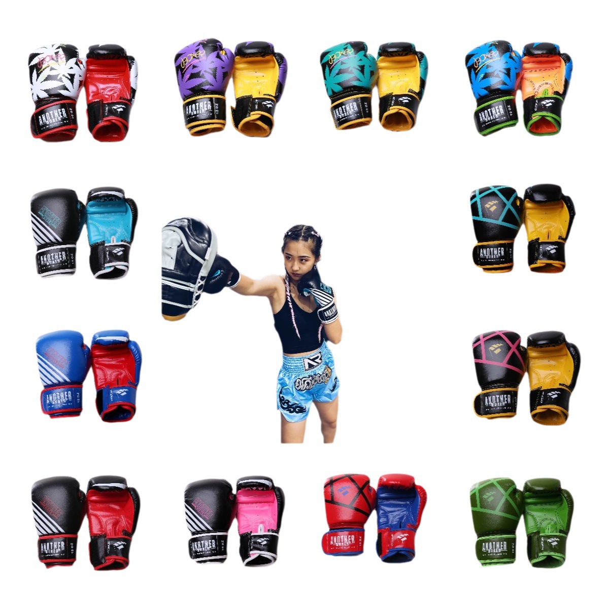 Wholesale Boxing Gloves Sanda Adult Boxing Gloves Training Sandbag Boxing Gloves Match Fight Gloves for Men and Women/Children