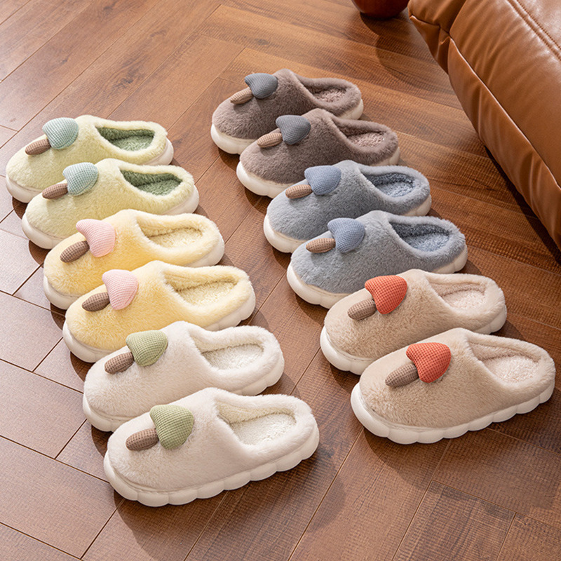 Factory spot agency wholesale autumn and winter cotton slippers home warmth indoor plush cotton slippers home winter slippers women