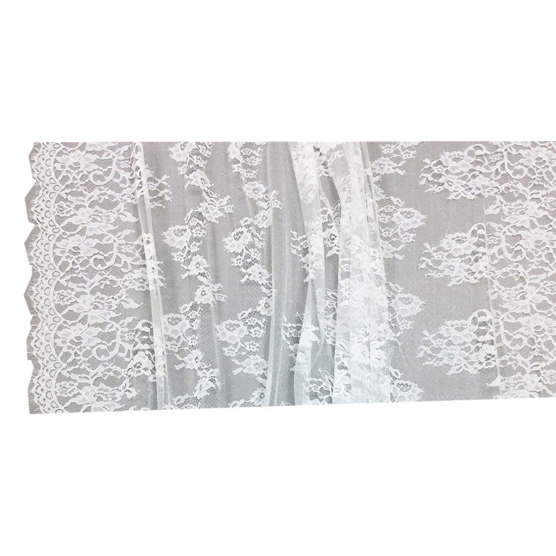 Nylon lace large eyelash mesh thin 150CM clothing handmade DIY accessories large lace underwear fabric