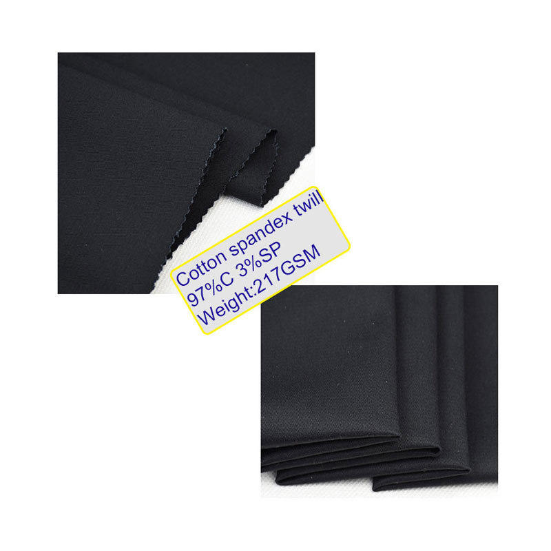 Cross-border cotton thickened twill stretch woven fabric overalls fabric workers overalls fabric