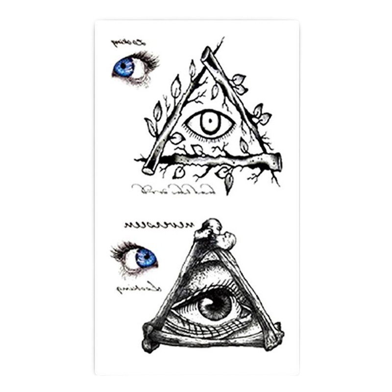 New Style Small Fresh Tattoo Sticker Black and White Flower Tattoo Korean Waterproof Snake Tattoo Sticker Amazon Set