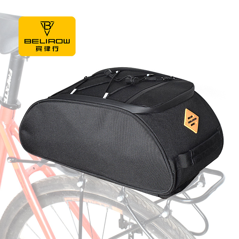 Bicycle Shelf Tail Bag Folding Bicycle Quick-release Pack Mountain Bike Long-distance Riding Backpack Shelf Storage Camel Bag