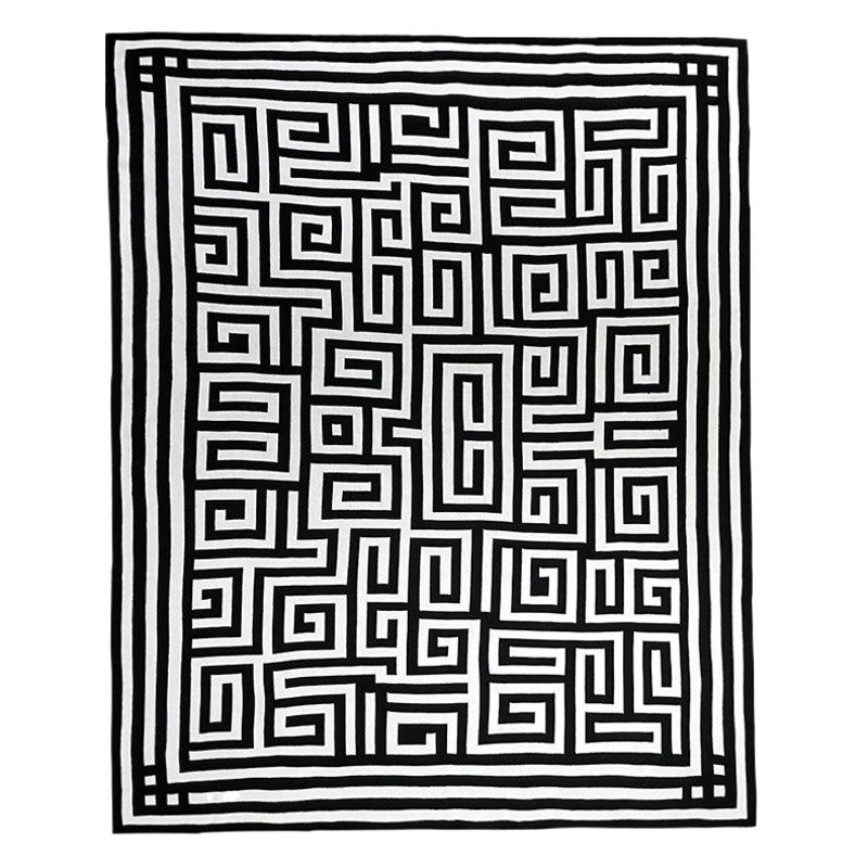 G letter Nordic wool blanket autumn and winter leisure blanket single sofa blanket living room lunch blanket factory wholesale