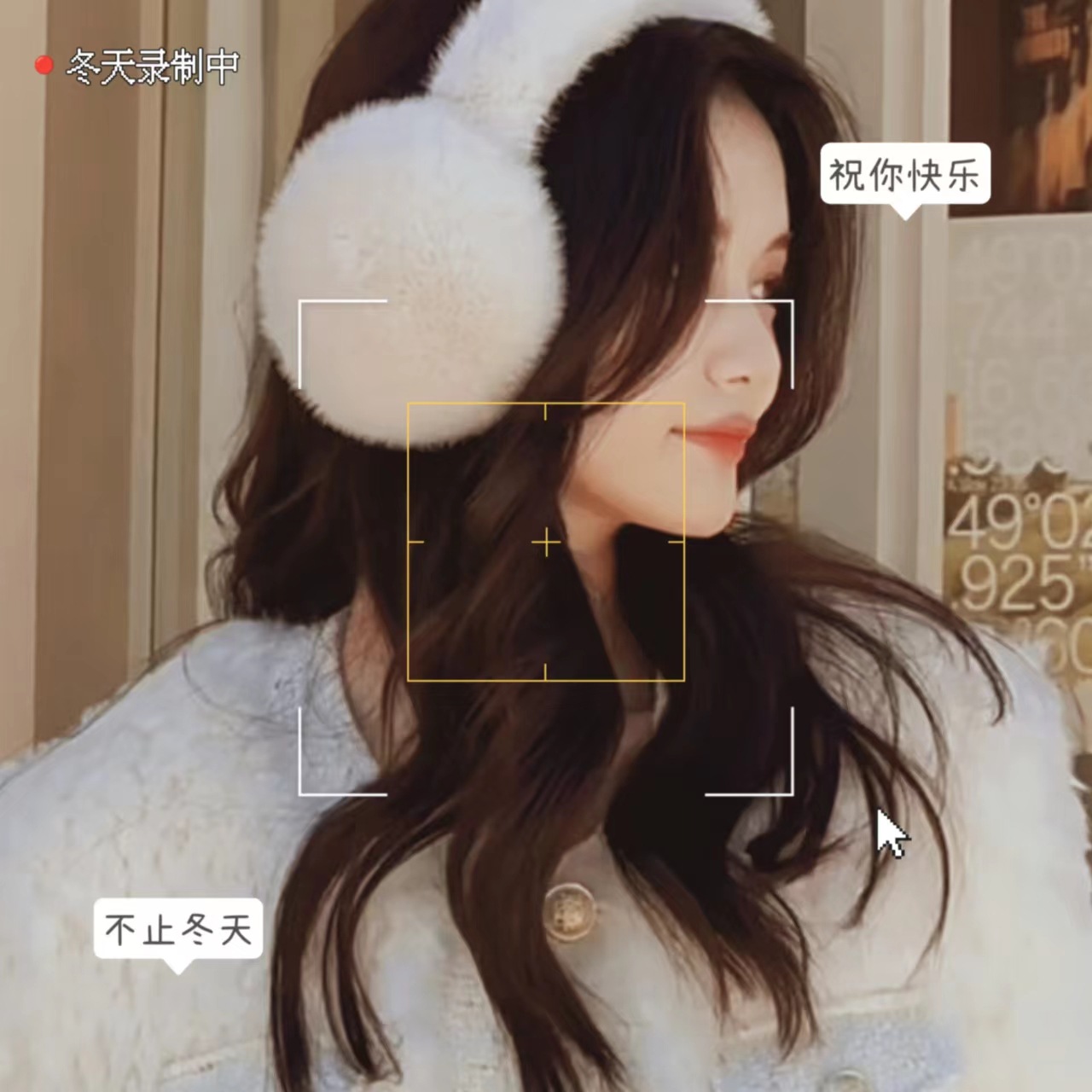 Picture of Earmuffs Women's Winter Warm Earmuffs Earmuffs Earmuffs Cycling Anti-freeze Ear Protection Thickened Plush Students All-match Cold-proof Ear Warming