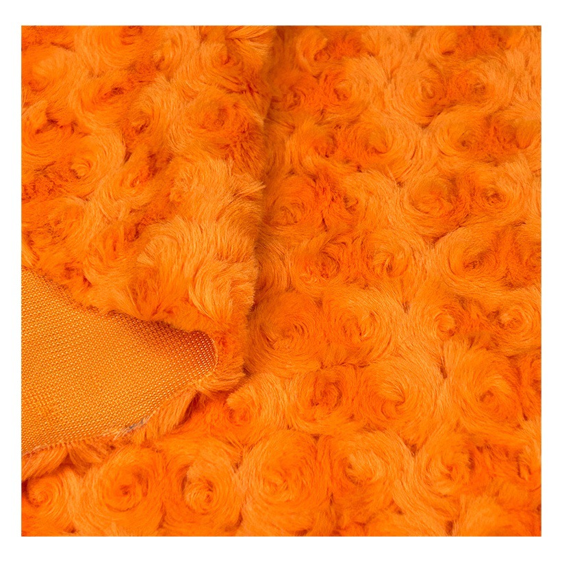 10mm polyester super matte rose velvet loop velvet grinding loop velvet twisted flower plush toy pet nest fabric
