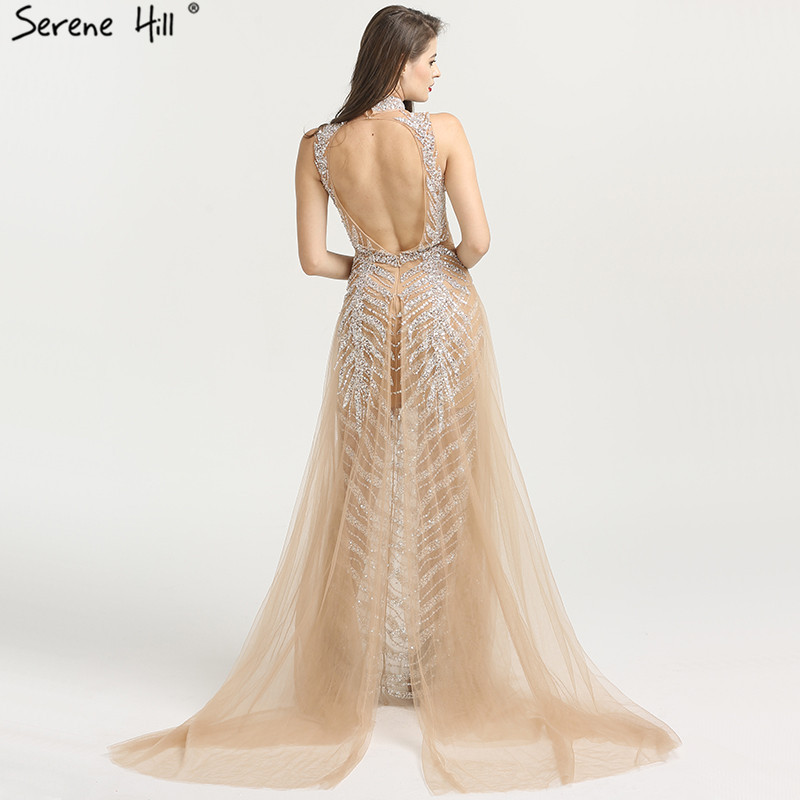 Picture of Banquet Dress Women's Sleeveless Diamond Decoration Slim-fit Slimming Fishtail Luxury Annual Meeting Host Model Catwalk Dress LA6564