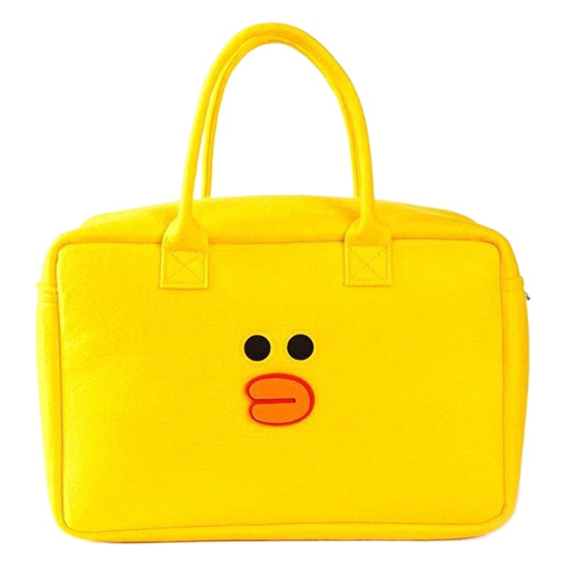Felt Bag Cartoon Travel Bag Large Capacity Storage Bag Children's Luggage Bag Short Distance Felt Portable Suitcase Combination