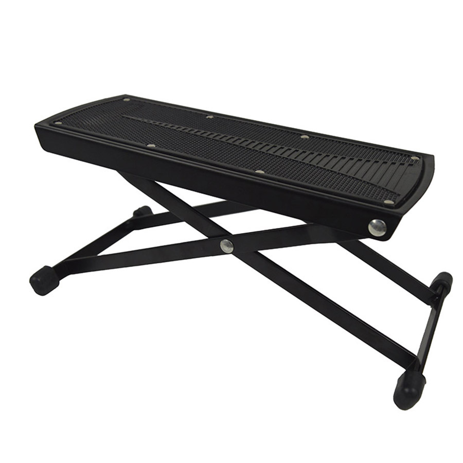 Picture of Guitar Footrest Thickeneded 6-Speed Adjustable Guitar Footrest Foldableing Folk Guitar Playing Footrest Footrest
