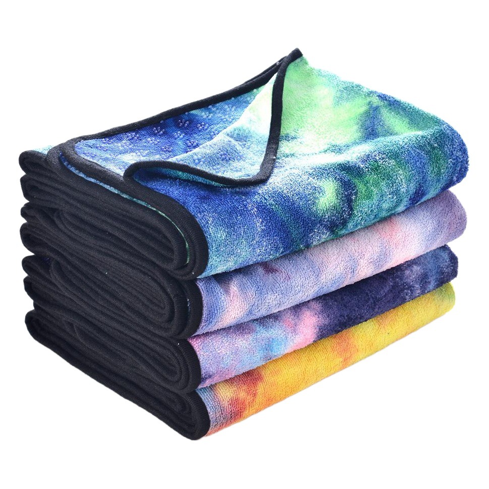 Cross-border Hot Sale Yoga Pavement Towel Microfiber Eco-friendly Yoga Non-slip Towel Yoga Mat Sports Pavement Towel Foldable