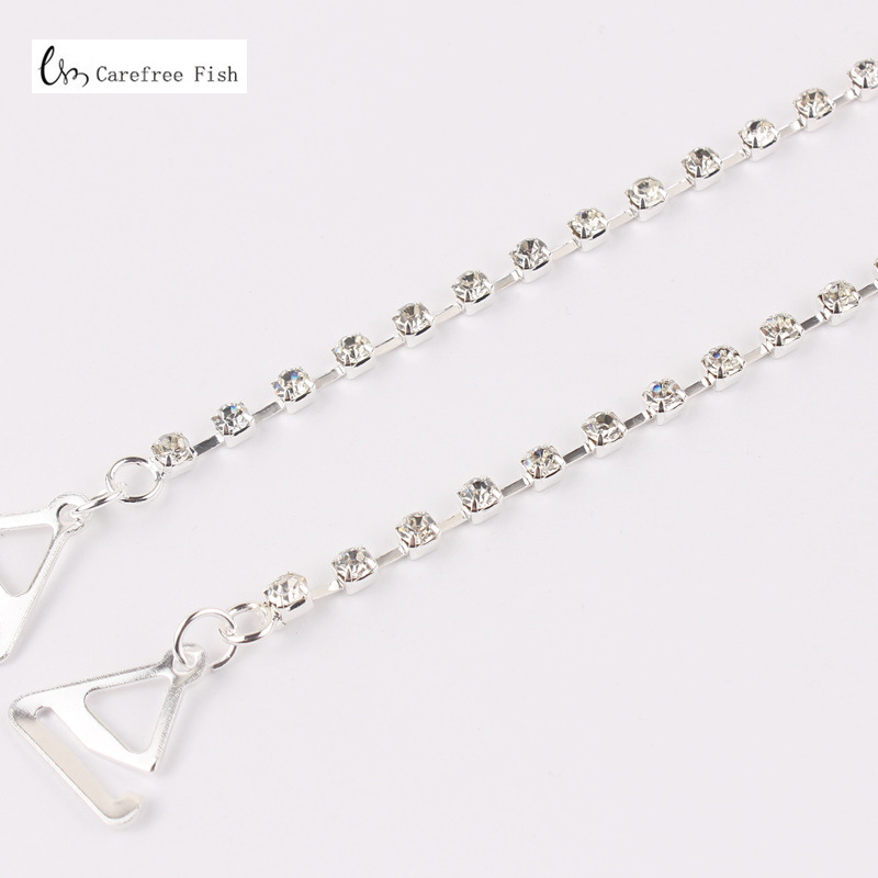 Picture of [Manufacturer Wholesale] Bridal Clothing Accessories Single Double Three Drainage Diamond Pearl Underwear Adjustable Bra Invisible Shoulder Straps