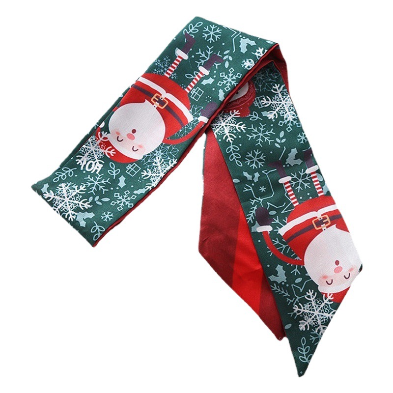 2025 New Easiest for Match Ins Christmas Gift Long Streamer Fashion Winter Hairband Decorative Binding Bag Christmas Ribbon