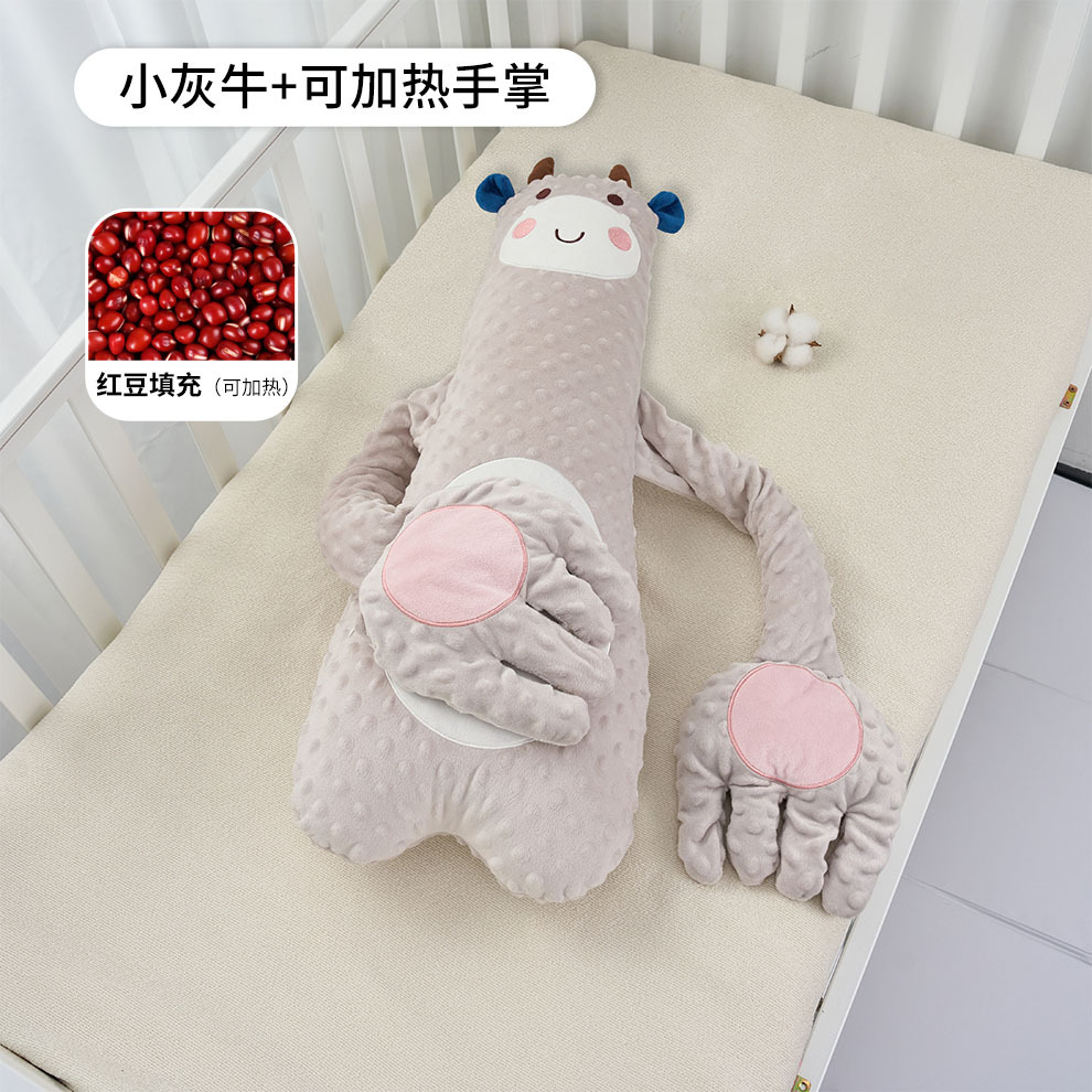Picture of Baby soothing palm baby pillow to hug sleep pat to coax baby artifact newborn anti-startled lying sleep soothing pillow