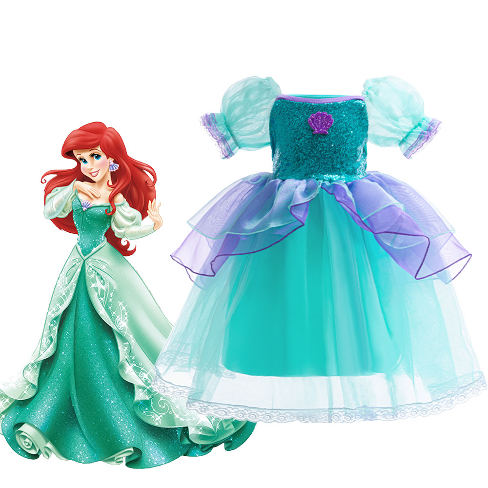 Children's Christmas Mermaid Halloween European and American Explosions Children's Wear Mermaid Princess Dress dress Mermaid Dress