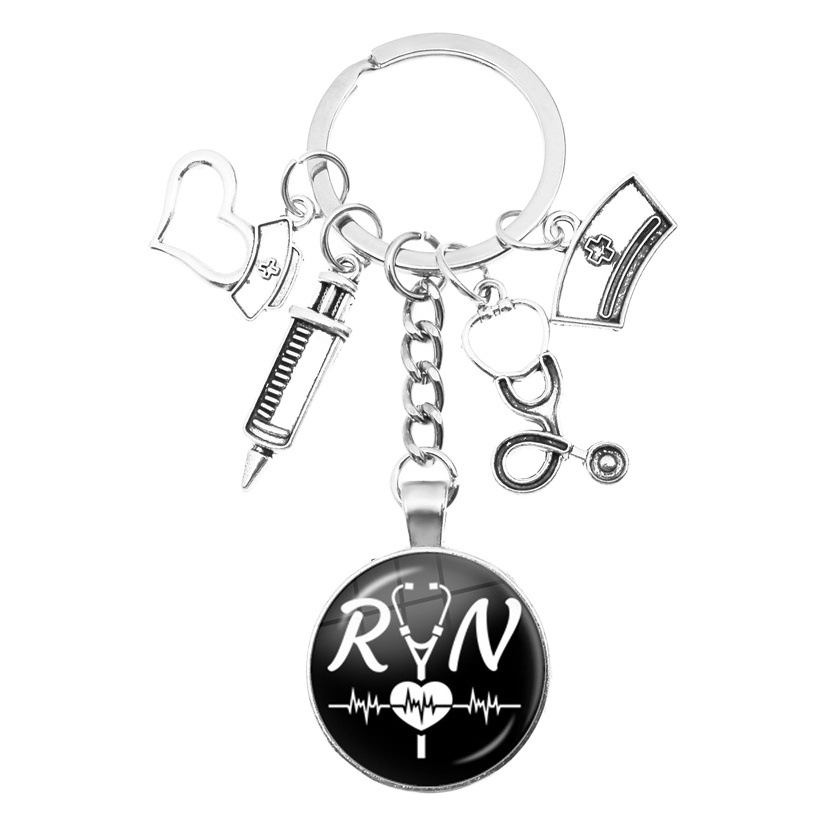 Cute Doctor Keychain Love Fashion Jewelry Thankgiving Gift Pendant Cross Border Hot Sale