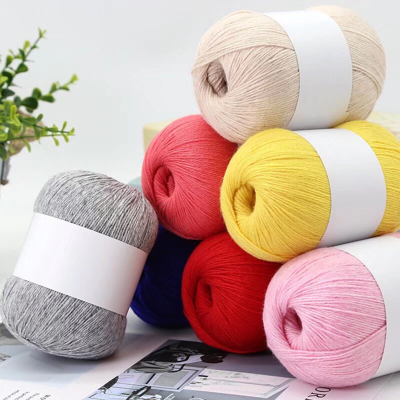 Cashmere Yarn Genuine Pure Cashmere Hand-Knitted Wool Yarn Special Cashmere Baby Scarf Yarn Fine-Spun Soft and Waxy