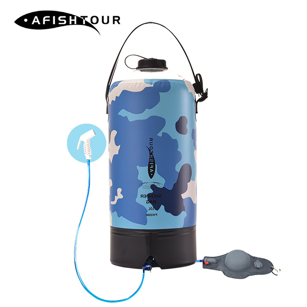 Picture of camping supplies water bag outdoor bath bag camping water storage bag cross border pvc portable solar shower bag