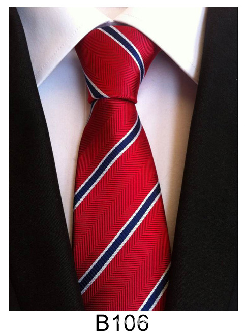 Picture of Tie Men's Casual Formal Wear Professional Business Men's Tie Polyester Silk Hand-Tied Tie Source Manufacturer Batch