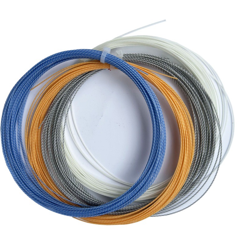 Jiyi Pa-80 Badminton String 0.69mm High Elasticity and Durability Badminton Racket String High Pound 30Lbs Fast