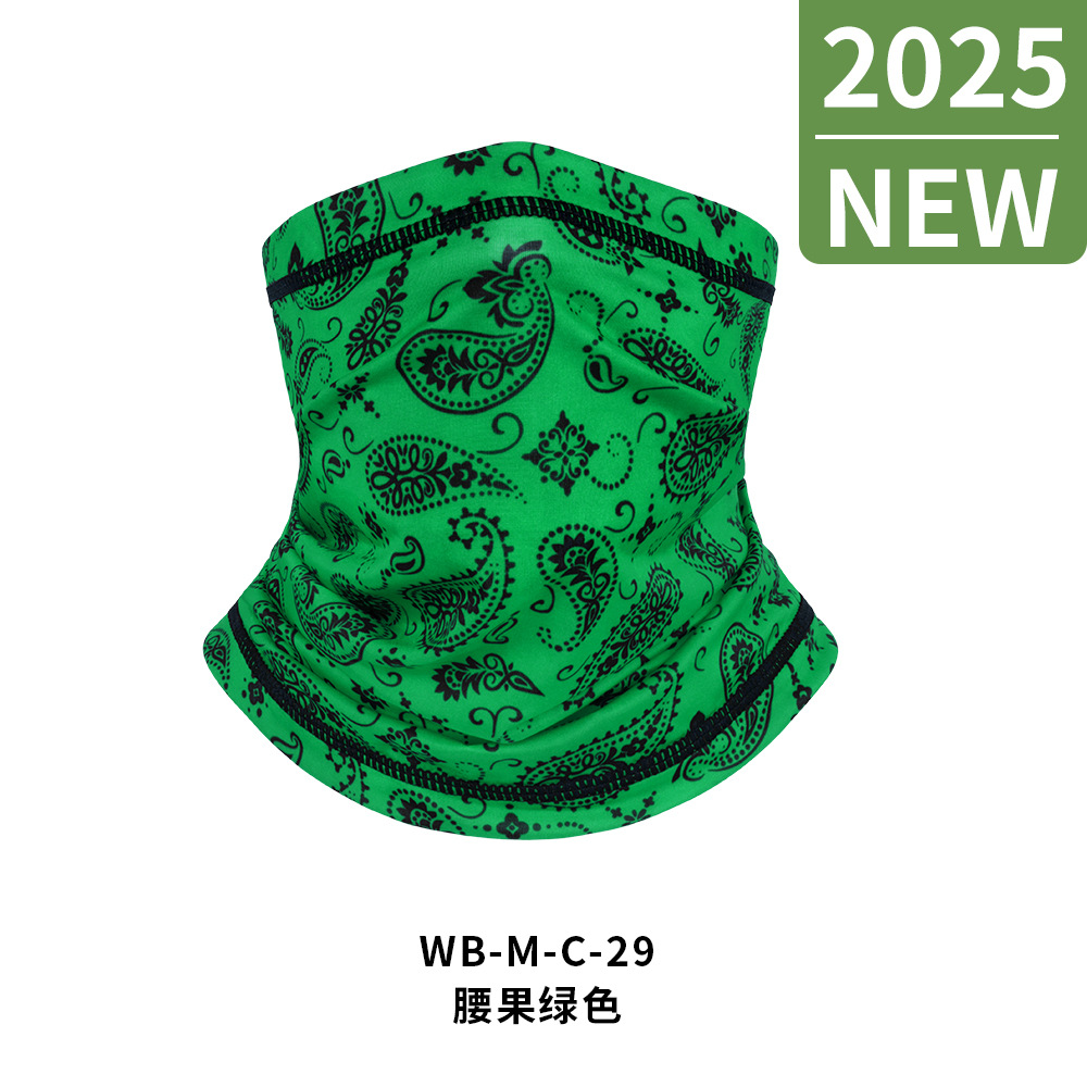 Picture of Outdoor breathable sunscreen breathable Ice Silk sports turban scarf Fishing Magic face scarf collar riding mask headgear