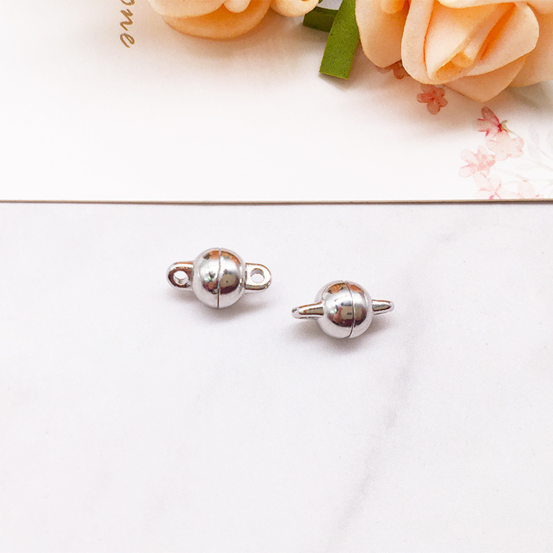 Picture of 1 magnet buckle strong fashion love spherical cylindrical diy jewelry accessories couple necklace bracelet pendant