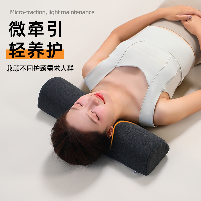 Picture of Special Pillow for Cervical Spine Pillow to Help Sleep, Anti-Arch and Anti-Cervical Spine Pillow, Single Pillow Core, Sleeping Neck Massage