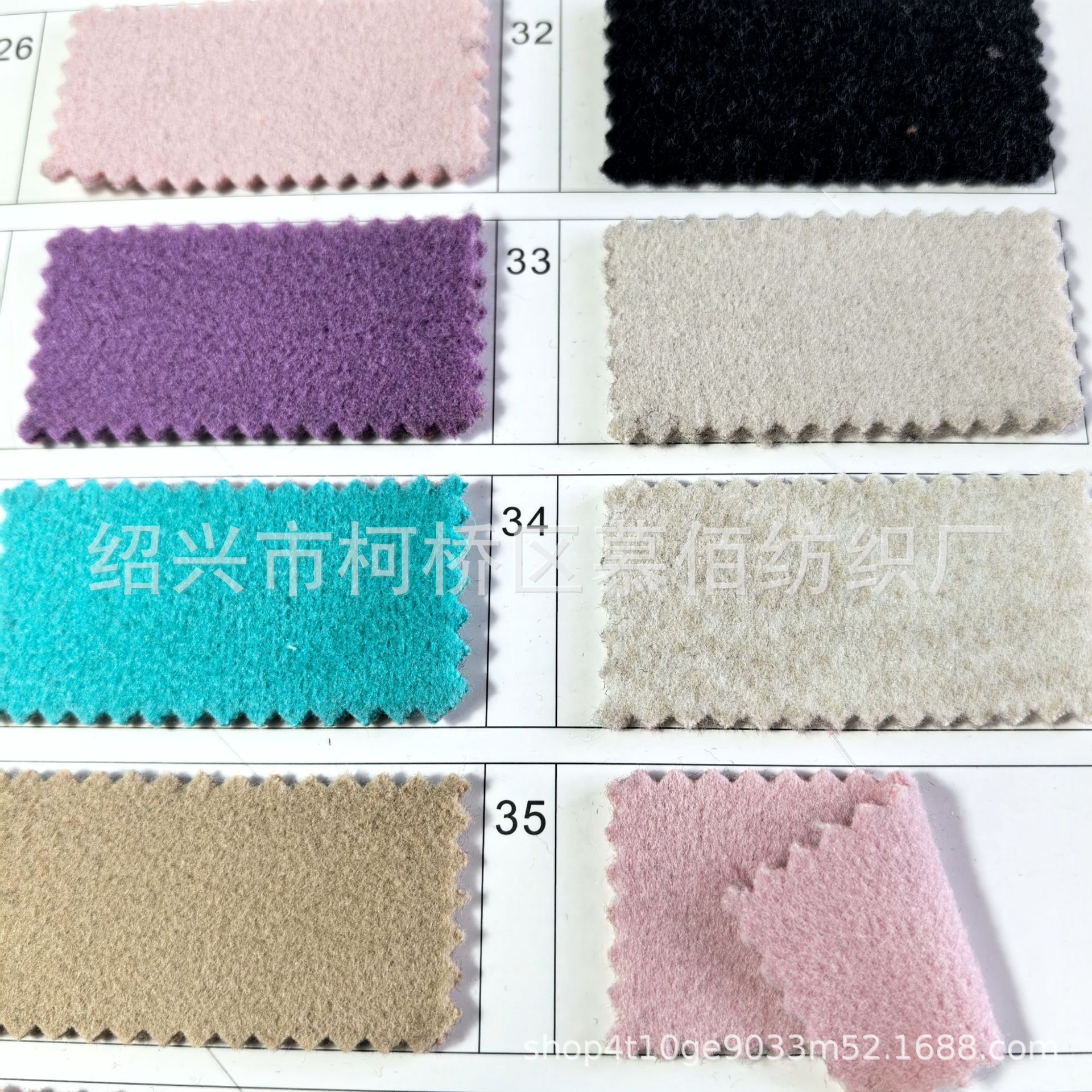 Picture of In stock, we supply Antelope Wool Shuangshun fabric, human cotton polyester, double-sided smooth wool women's coats, coats, woolen velvet fabric