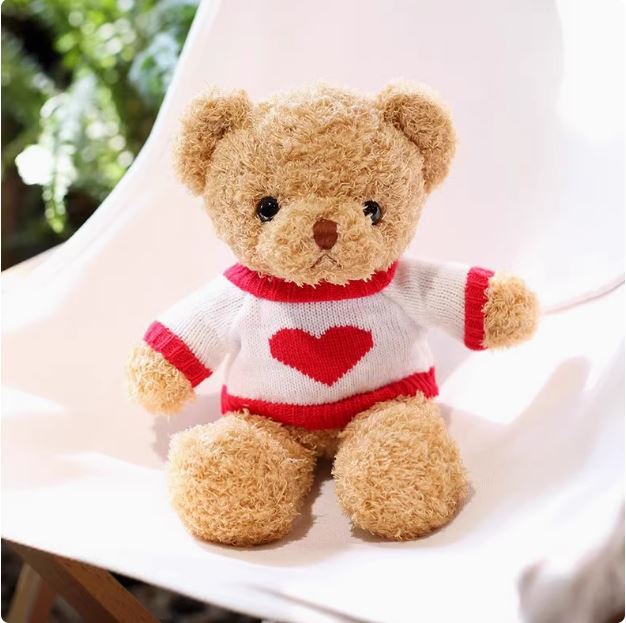 Picture of Sweater Teddy Bear Hug Bear Doll Plush Toy Bear Pillow Doll Wedding Gift Cute