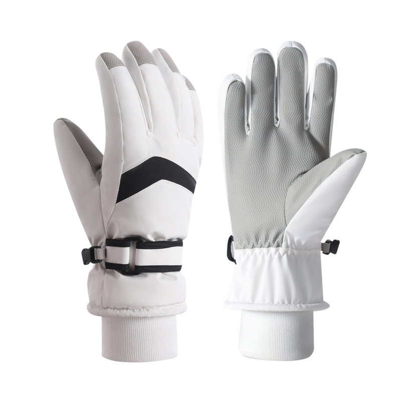 Picture of Adult Ski Gloves with Velvet Lining for Warmth, New Winter Cycling Outdoor Touch Screen Gloves for Men and Women, Factory Direct Sale
