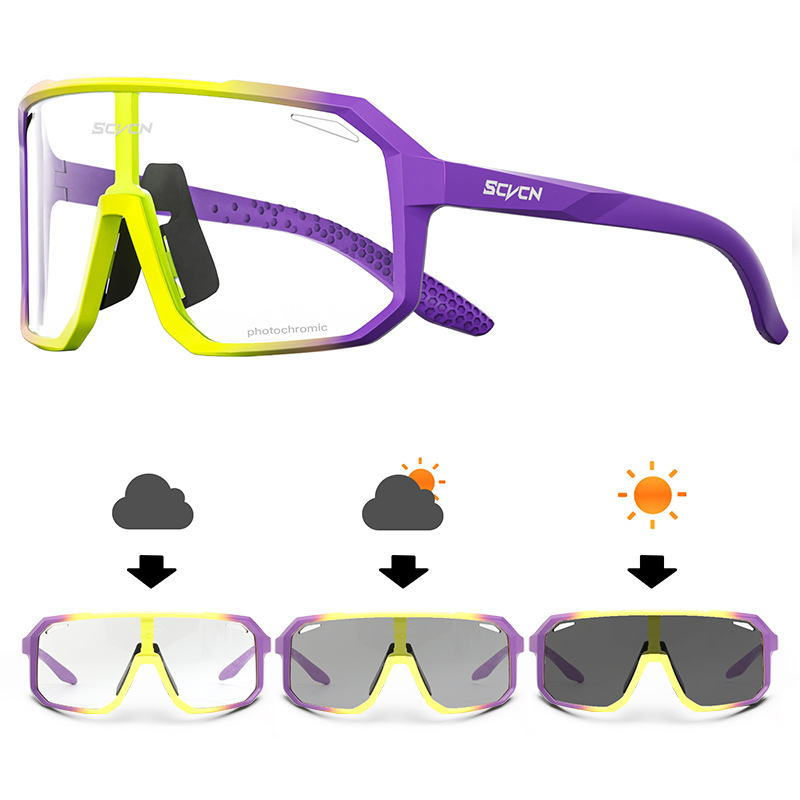 Picture of Cross-border new SCVCN color-changing riding glasses day and night dual-use night vision goggles bicycle manufacturers wholesale