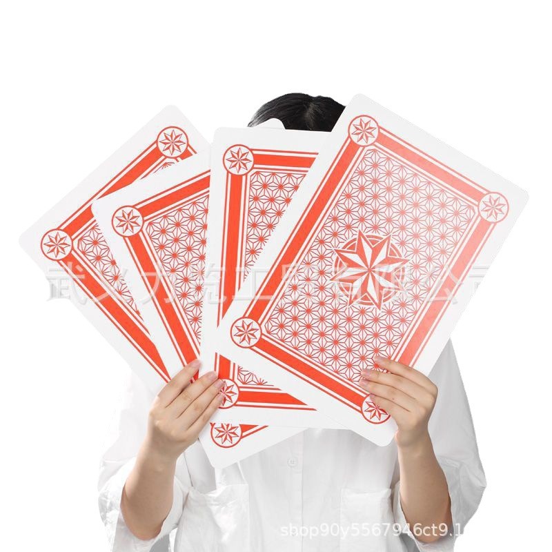 Picture of Extra large large playing cards big cards huge wedding big model A4 poker four times nine times poker advertising wedding