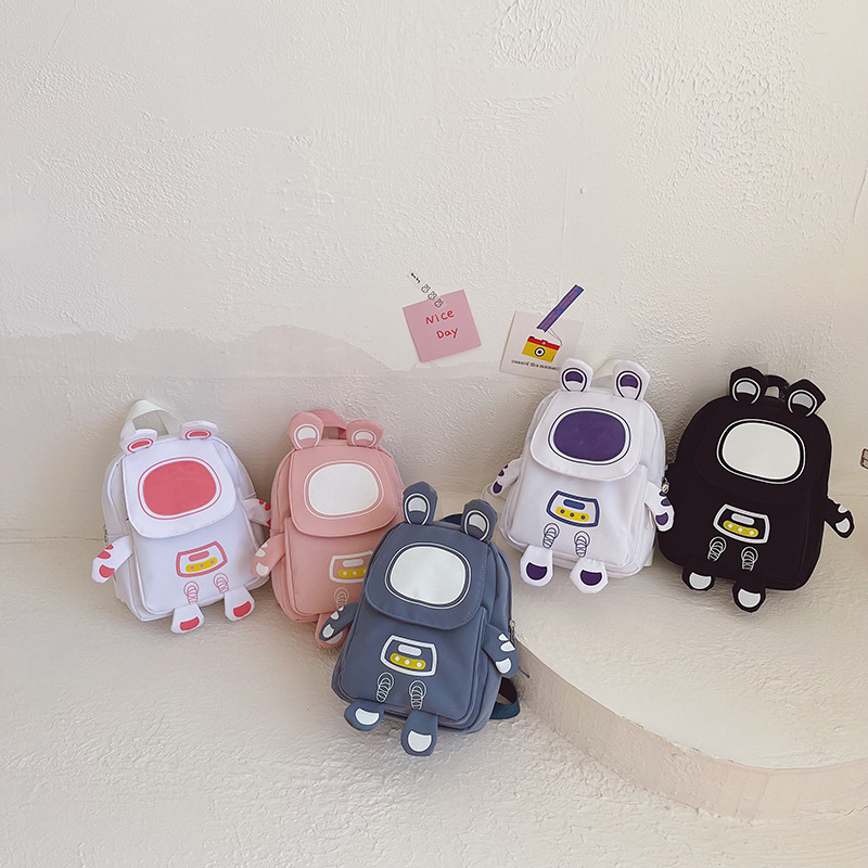 Picture of Children's Schoolbag Japanese Anti-lost Kindergarten Baby Backpack Cute Astronaut Boys and Girls Casual Backpack