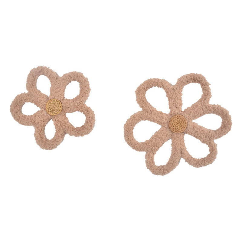 Ins Nordic Bohemian Woven Daisy Flower Wall Decoration Home Decoration Children's Room Nursery Wall Decoration
