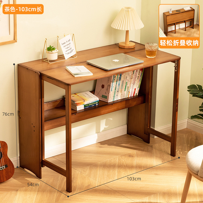 Picture of Foldable Student Desk and Chair Study Desk and Chair suit Home Computer Desk Desktop Table Simple Children's Study Desk