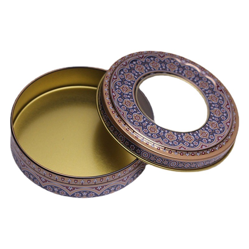 Picture of Tinplate box saffron packaging gift box saffron packaging iron box fan wenhua packaging iron box products