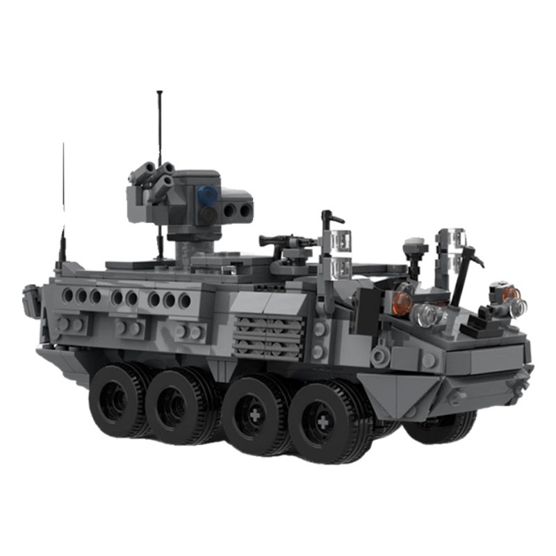 Compatible with Lego MOC-162278 M1134 Anti-tank missile car model assembled domestic building blocks toy for children