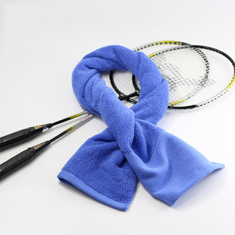 Picture of Cotton sports towel gym 32*110 extended sweat towel Marathon gift sports towel custom logo