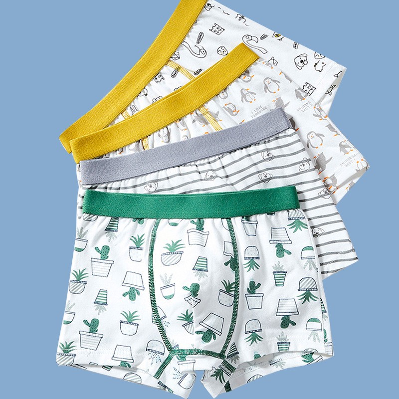 Picture of Children's Girls Underwear Baby Girls Boxer Briefs Kidsren Girls Pure 95% Cotton Shorts Briefs Wholesale