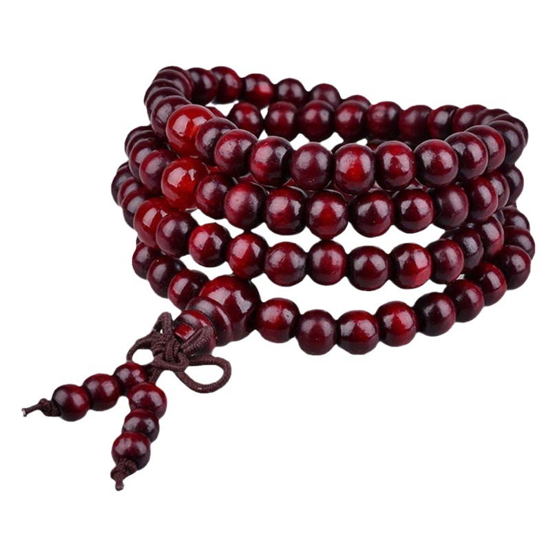Picture of Taobao gift activities give beads 108 imitation lobular red sandalwood beads bracelet bracelet jewelry