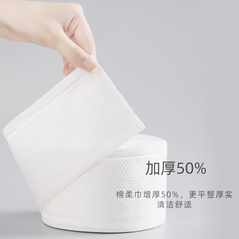 Picture of Disposable Cotton Soft Towel, Facial Cleansing Towel, Roll Type Facial Cleansing Towel, Facial Cleansing Towel, Wet and Dry Use