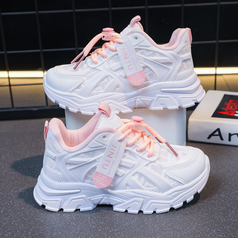 Boys and girls sneaker new 2023 spring and summer comfortable breathable running shoes small white shoes students children's shoes