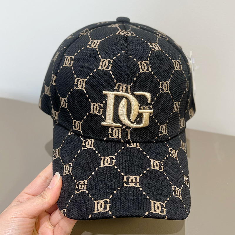 Picture of Spring and Summer New Letter Embroidered Hard Top Baseball Cap Women's Fashion Sunshade Cap Big Head Sun Protection Hat Men's Trendy