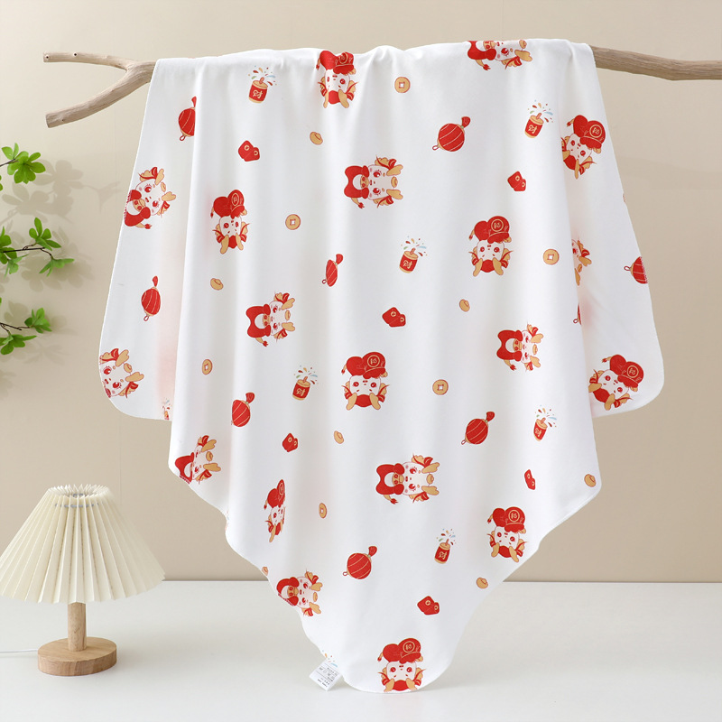 Picture of [Strict Selection] Pure Cotton Bag Single Newborn Baby Bag Cotton Summer Thin Anti-startling Baby Wrap Towel