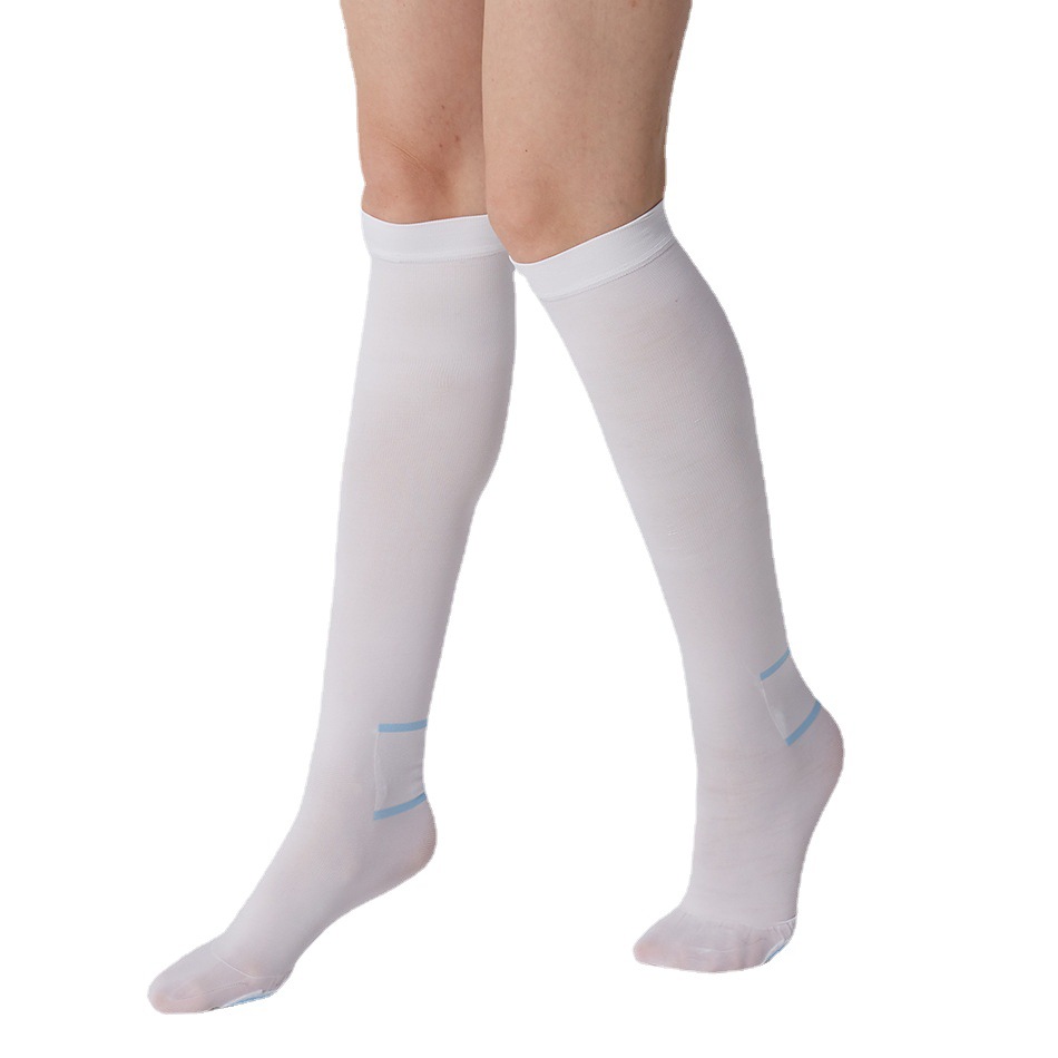 Picture of Foreign trade tube anti-thrombosis pressure with white thrombus elastic socks leg socks shaping pressure for men and women