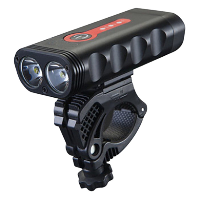 Bicycle headlight cross-border aluminum alloy LED mountain bike light USB charging T6 strong light long-range riding light